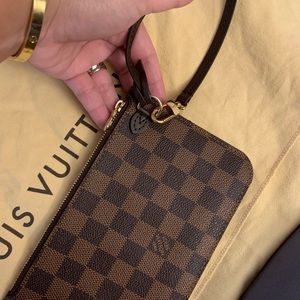 Louis Vuitton Ebene Neverfull PM POUCH